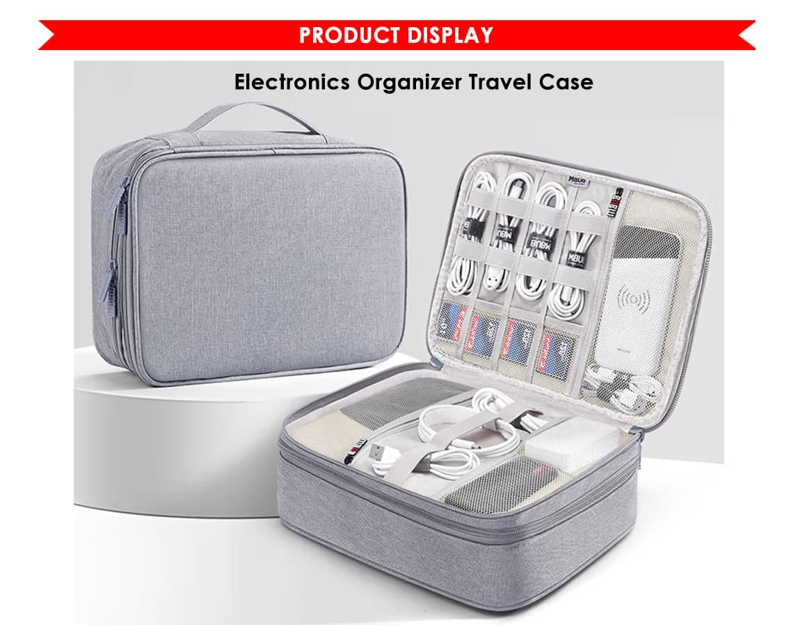 Electronics Organizer Travel Case