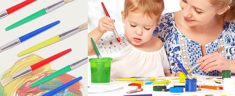 Plastic handle artist brush Plastic handle artist brush