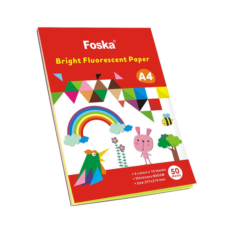 Bright Fluorescent Paper