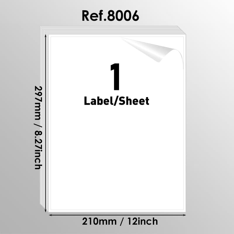 A4 Adhesive Labels Stickers