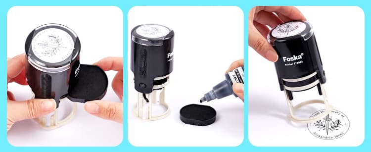 Round Self-inking Stamps