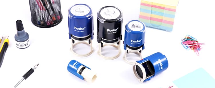 Assorted Colors Self-inking Stamp