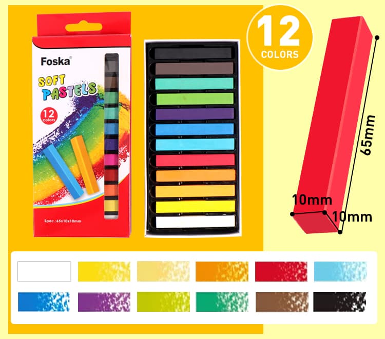 Eco-friendly Soft Pastel Chalk