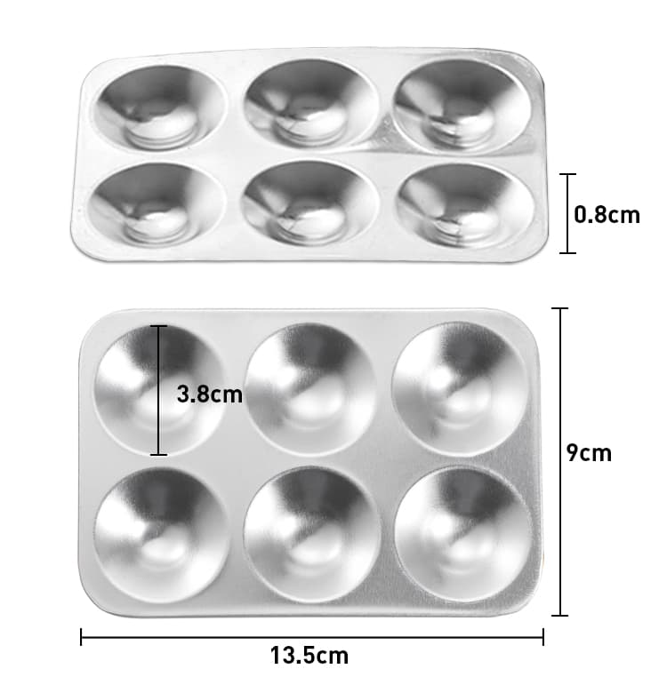 Rectangle Aluminum Painting Palette