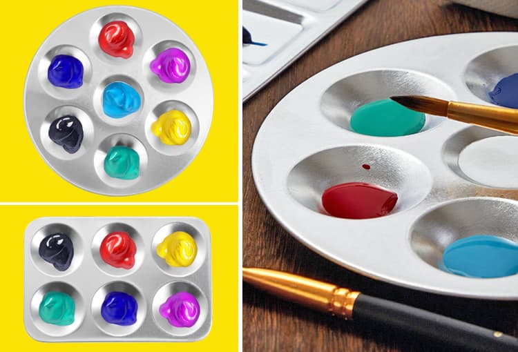 Foska Aluminum Painting Palette