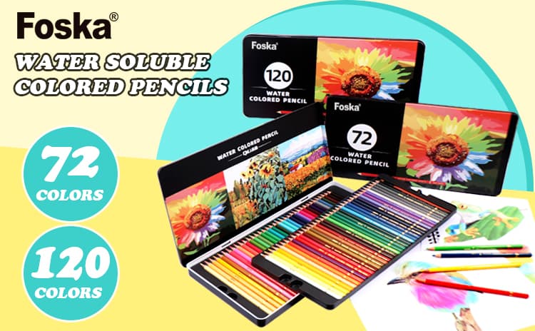 Water coloured pencil