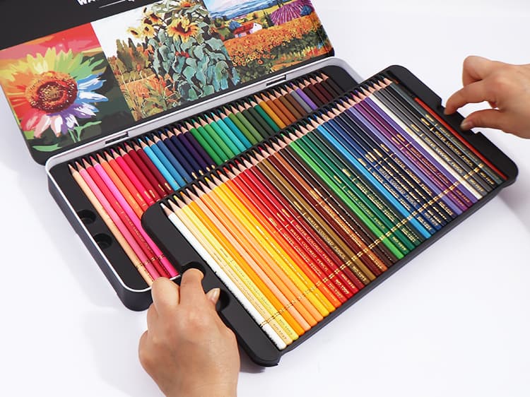 Water Coloured Pencil for Drawing