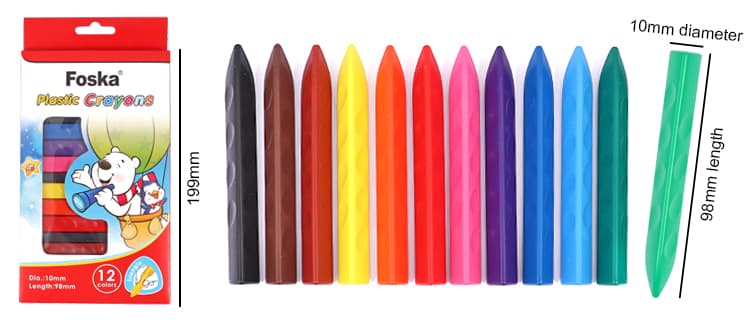 Washable Plastic Crayons