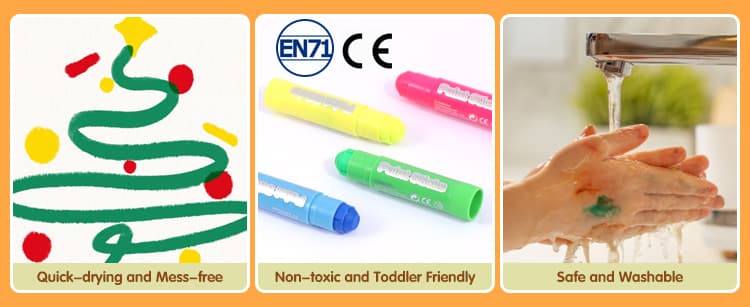 12 colors Paint Sticks