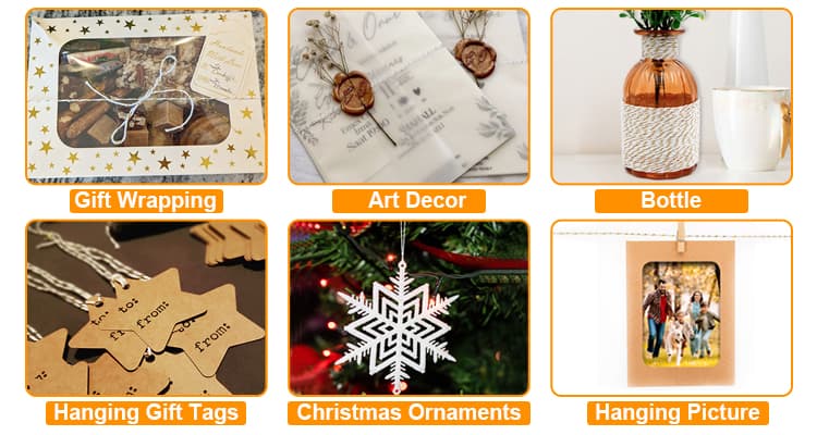 Double strand paper rope