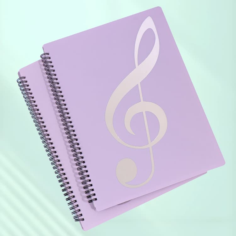 Purple Music Sheet Folder