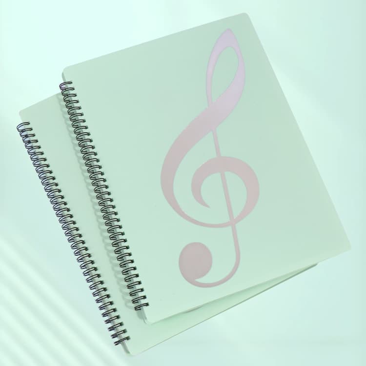 Green Music Sheet Folder