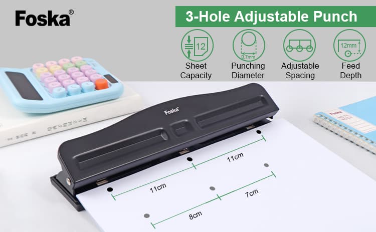 FOSKA 12 Sheet Capacity Papaer Punch