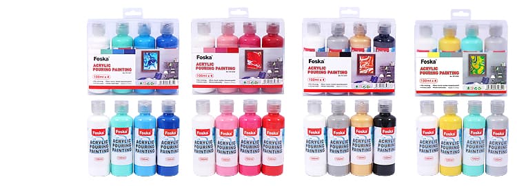 Colorful Acrylic Paints for Kids