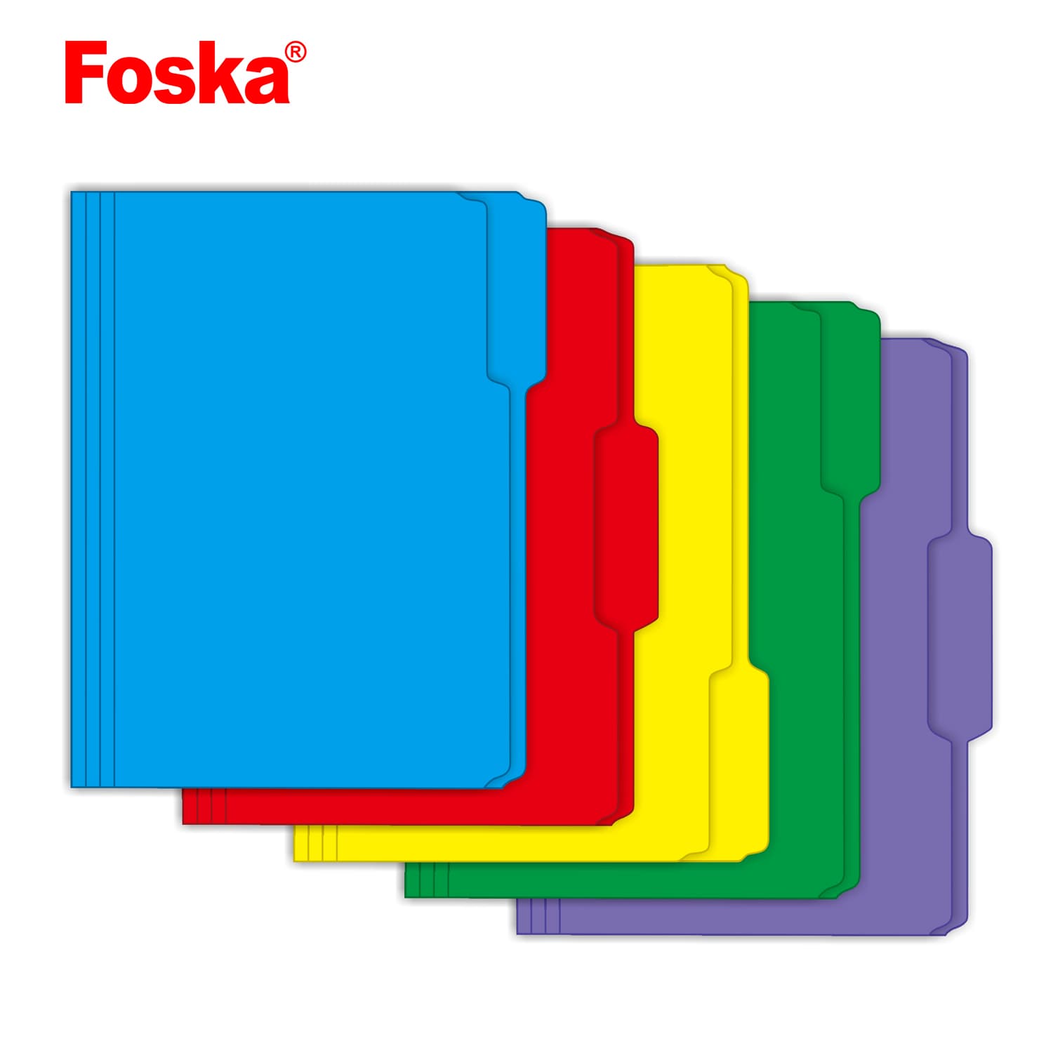 5 COLORS MANILA FOLDERS