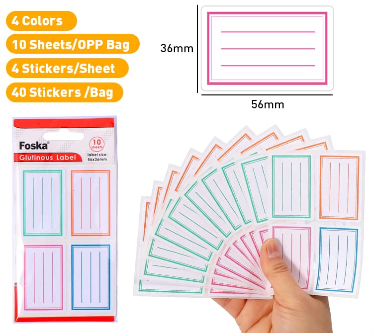 Adhesive Glutinous Label Adhesive Glutinous Label