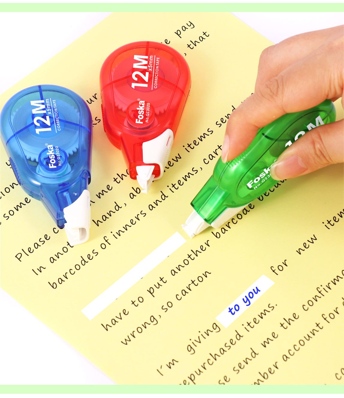 Student Stationery Correction Tape