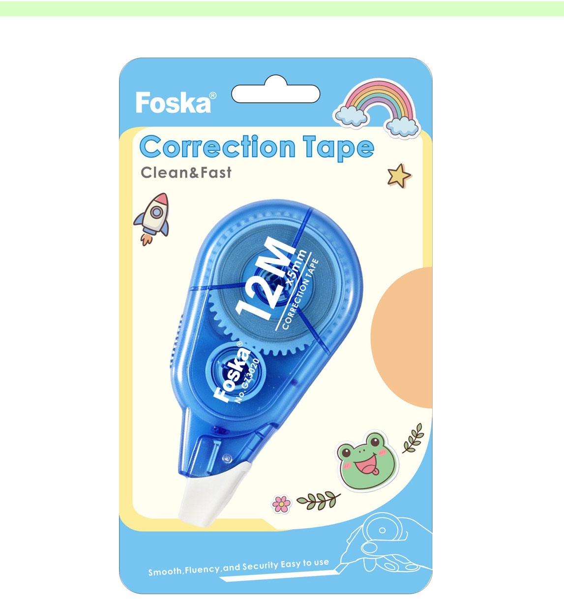 Smooth Application Correction Tape