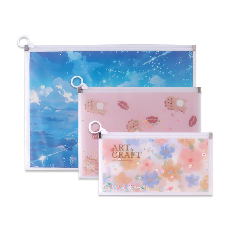 portable zipper document bag