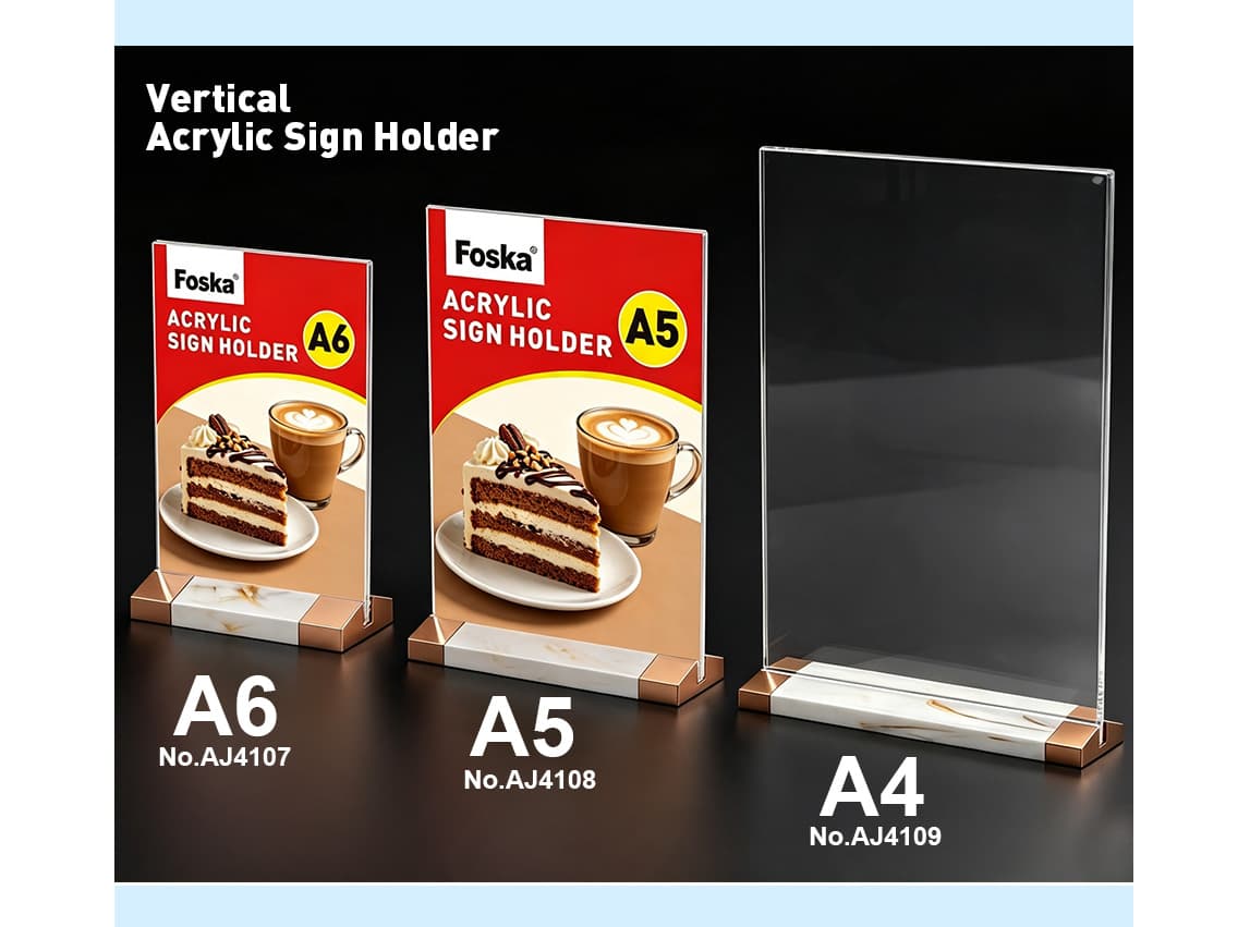 Acrylic Sign Holder for Display Acrylic Sign Holder for Display